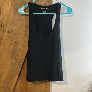 American Eagle Outfitters Women's Black Tank Top
